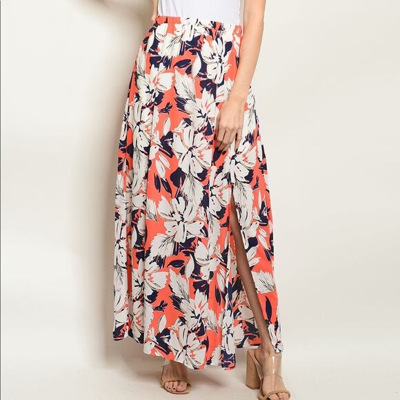 Floral Maxi Skirt - Picture 2 of 8